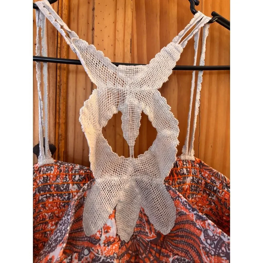 Free People Smocked Bodice Tank Top